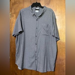Men’s, Columbia, button down, short sleeve shirt, size XXL